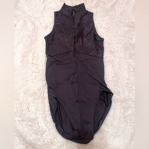 Small Adult High Neck Zip Leo - custom designed